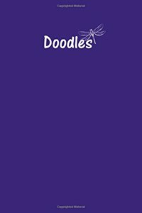 Doodles Journal - Great for Sketching, Doodling, Project Planning or Brainstorming: Medium Ruled, Soft Cover, 6 x 9 Journal, Purple, 365 Pages