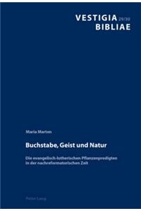 Buchstabe, Geist Und Natur