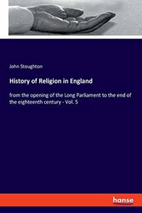 History of Religion in England