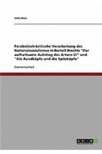 Parabolisch-kritische Verarbeitung des Nationalsozialismus in Bertolt Brechts 