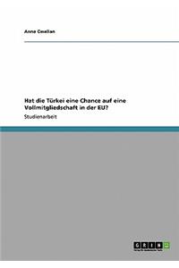 Hat die Türkei eine Chance auf eine Vollmitgliedschaft in der EU?