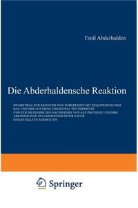 Die Abderhaldensche Reaktion