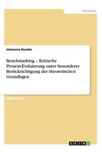 Benchmarking - Kritische Prozess-Evaluierung unter besonderer Berücksichtigung der theoretischen Grundlagen