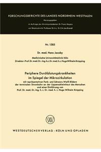 Periphere Durchblutungskrankheiten im Spiegel der Mikrozirkulation