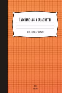 Taccuino A4 a Quadretti