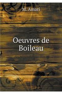 Oeuvres de Boileau