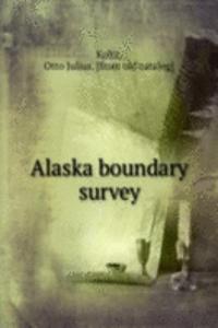 Alaska boundary survey