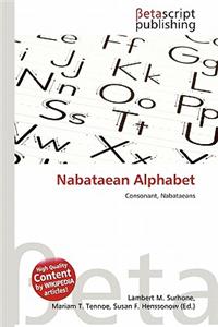 Nabataean Alphabet