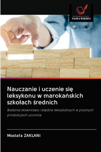 Nauczanie i uczenie się leksykonu w marokańskich szkolach średnich