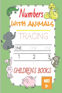 Number with animals Tracing Book