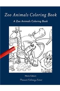 Zoo Animals Coloring Book