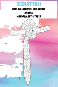 Libri da colorare Zen Doodle - Mandala Anti stress - Animali - Scoiattoli