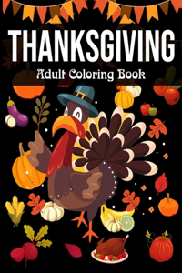 Thanksgiving Adult Coloring Book