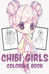 Chibi Girls Coloring Book