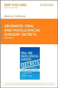 Oral and Maxillofacial Surgery Secrets - Elsevier eBook on Vitalsource (Retail Access Card)