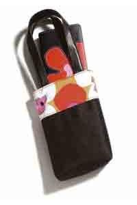 NIV Trimline Bible in a bag Poppy/ Black Italian Duo-Tone