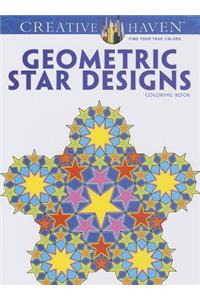 Geometric Star Designs Coloring Book