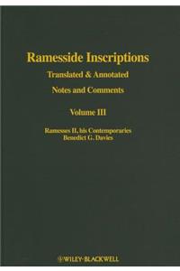 Ramesside Inscriptions, Ramesses II, His Contemporaries