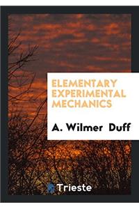 Elementary Experimental Mechanics