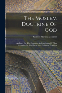 Moslem Doctrine Of God