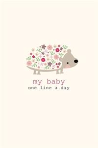 My Baby One Line a Day