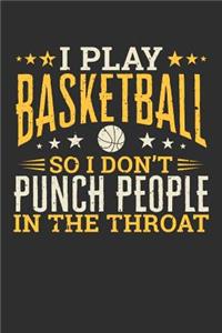 I Play Basketball So I Don't Punch People In The Throat