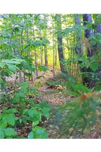 School Composition Book Summer Lush Green Forest