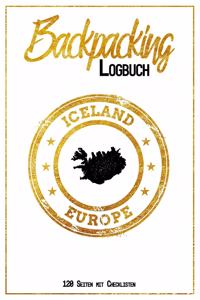 Backpacking Logbuch Iceland Europe 120 Seiten mit Checklisten