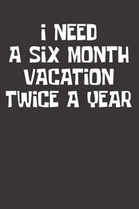 VACATION Notebook Journal