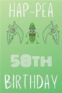 Hap-pea 58th Birthday