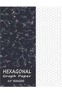 Hexagonal Graph Paper 1/4