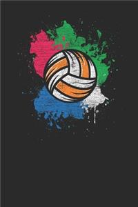 Volleyball Color Splash