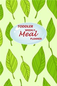 Toddler Weekly Meal Planner