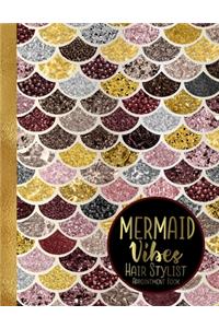 Mermaid Vibes Hair Stylist Appointment Book