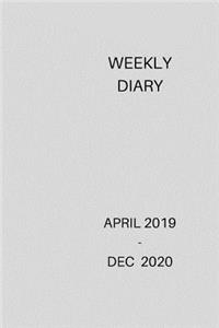 Weekly Diary 2019-2020