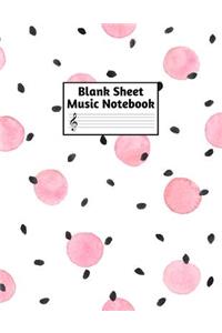 Blank Sheet Music Notebook