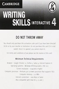 Grammar and Beyond Level 4 Writing Skills Interactive (Standalone for Students) via Activation Code Card