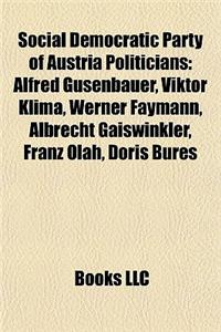 Social Democratic Party of Austria Politicians