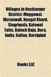 Villages in Hoshiarpur District