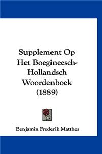 Supplement Op Het Boegineesch-Hollandsch Woordenboek (1889)