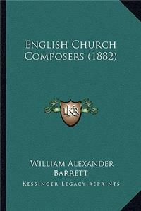 English Church Composers (1882)