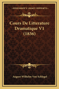 Cours De Litterature Dramatique V1 (1836)