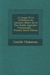 La Langue Et La Littérature Du Limousin