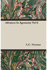 Advances in Agronomy Vol II