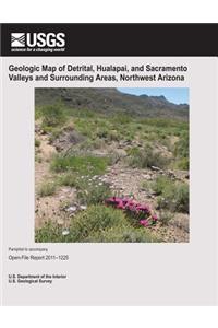 Geologic Map of Detrital, Hualapai, and Sacramento Valleys and Surrounding Areas, Northwest Arizona