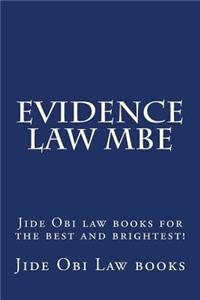 Evidence Law MBE