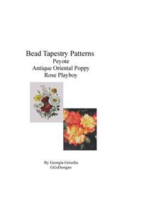 Bead Tapestry Patterns Peyote Antique Oriental Poppy Rose Playboy