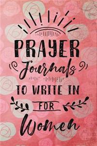 Prayer Journals To Write In For Women