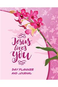 Day Planner and Journal Jesus Loves You