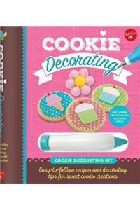 Cookie Decorating: Easy-To-Follow Recipes and Decorating Tips for Sweet Cookie Creations - Includes Frosting Pen and Cookie Cutter!